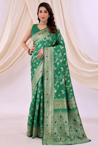 VKARAN Printed Kanjivaram Art Silk Saree