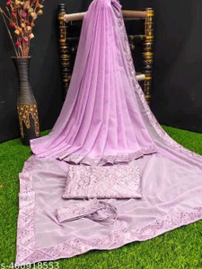 Sayal Creation Self Design Bollywood Georgette Saree