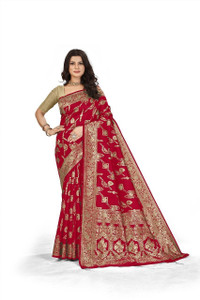 UNITYSAREES Woven Daily Wear Pure Silk Saree
