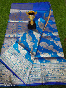 katan Woven Banarasi Art Silk Saree