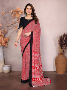 kashvi sarees Paisley, Floral Print Daily Wear Georgette Saree