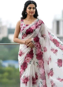 Myraani Self Design Bollywood Cotton Linen, Art Silk Saree