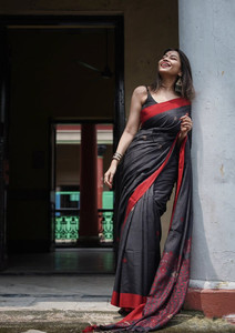 Keronics Woven Chanderi Chanderi Saree
