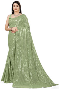 b bella creation Self Design Bollywood Georgette Saree