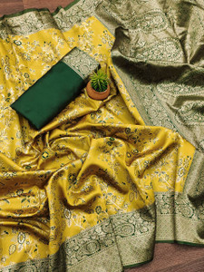 WILLMAKE Printed Bollywood Georgette Saree