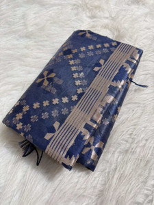 Muslin Jmdani Woven Jamdani Muslin, Organza Saree
