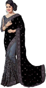 sadgun creation Embroidered Bollywood Art Silk Saree