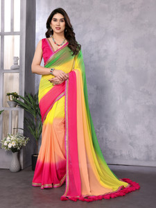 Divastri Embroidered Daily Wear Georgette Saree