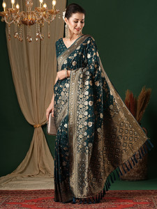 Sareemall Woven Kanjivaram Georgette Saree