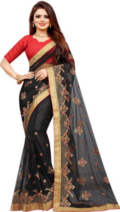G JELLY FASHION TREE Printed Bollywood Organza, Net Saree