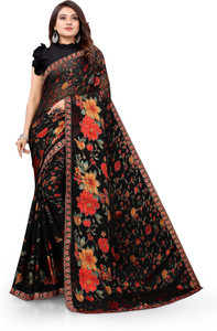 Madhur milan Printed Bollywood Brasso Saree