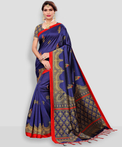 Salooni Printed Mysore Silk Blend Saree