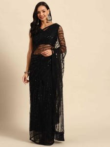 Divastri Embroidered Bollywood Net Saree
