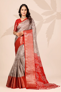 Lincy Printed Bollywood Silk Blend Saree