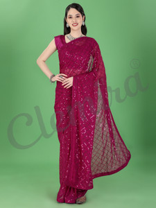 Clemira Embellished Bollywood Georgette Saree