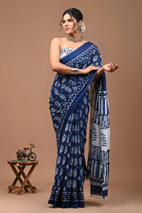 Divyam Printed Handloom Pure Cotton Saree
