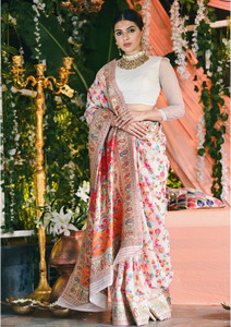 ishika fab Woven Banarasi Pure Cotton Saree