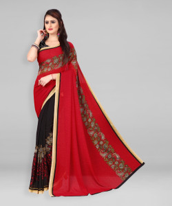 kashvi sarees Printed Daily Wear Georgette Saree