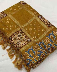 SSHAGUN LIFESTYLE Printed Patola Silk Blend Saree