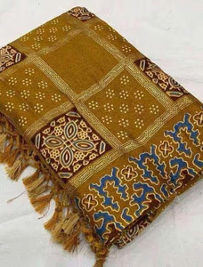 SSHAGUN LIFESTYLE Printed Patola Silk Blend Saree