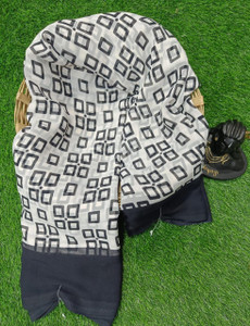 Fancy Fab Checkered, Animal Print, Woven, Temple Border, Striped, Solid/Plain, Paisley, Polka Print, Ombre Konrad Chiffon, Nylon Saree