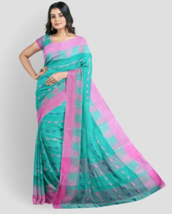 BDF Bikash Dutta Fashion Woven Tant Pure Cotton Saree