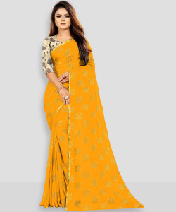 RHEY Printed Bollywood Chiffon Saree