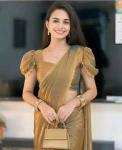 Pratik Self Design Bollywood Chiffon Saree