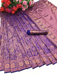 TWINLIGHT Woven Kanjivaram Pure Silk, Art Silk Saree