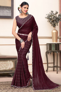 Krishna R fashion Checkered Kanjivaram Pure Silk Saree