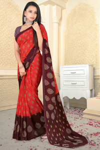Leelavati Printed Daily Wear Georgette Saree