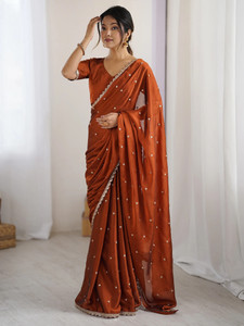 Sareemall Embellished Bollywood Georgette Saree