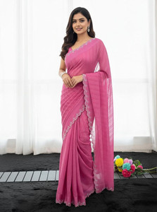 MAMTAIMPEX Embroidered Bollywood Cotton Silk Saree