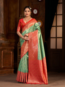 MIMOSA Woven Kanjivaram Art Silk Saree