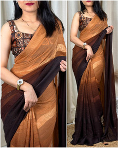 VANISWA Woven Bollywood Georgette Saree