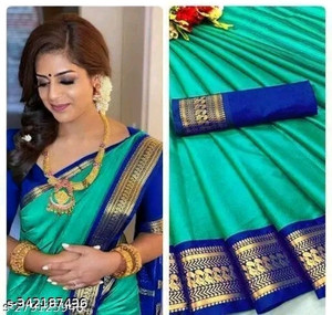 riddhi shivaay feb Woven Banarasi Cotton Silk Saree