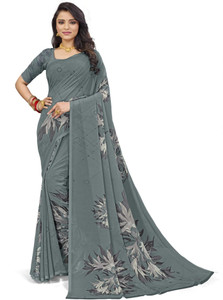 PARVOTSAV Floral Print Daily Wear Polyester Saree