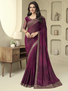 Sareemall Embellished Bollywood Georgette Saree