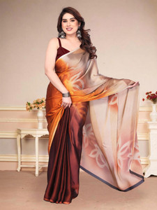 Yatay Solid/Plain Bollywood Chiffon, Georgette Saree