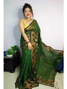 saree star Woven Handloom Cotton Silk Saree