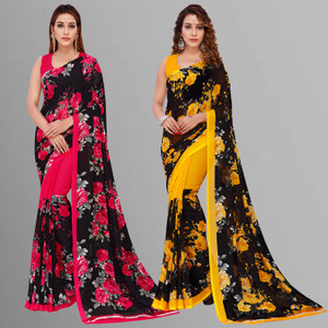 kashvi sarees Printed Daily Wear Georgette Saree
