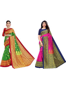 maayro Printed Bollywood Art Silk Saree