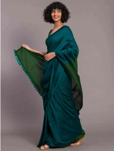 Shyamali Boutique Woven Handloom Cotton Blend Saree