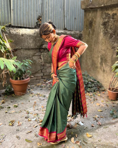 Fashion Club Collection Woven Bollywood Cotton Silk Saree