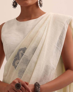 MM VENTURE Printed Bollywood Linen Saree