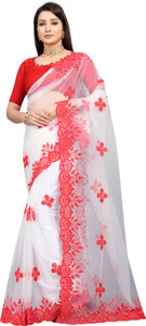 HouseOfCommon Embroidered Bollywood Net Saree