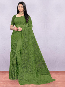 PRAVISHRI TRENDS Self Design Bollywood Silk Blend Saree