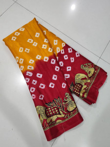 AGV Striped Bollywood Crepe, Silk Blend Saree