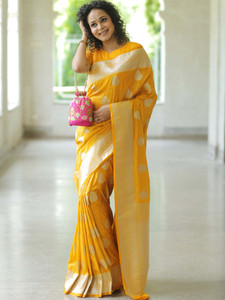 signagraph Woven Banarasi Art Silk, Tussar Silk Saree