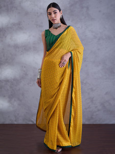 Sareemall Printed Bollywood Georgette Saree